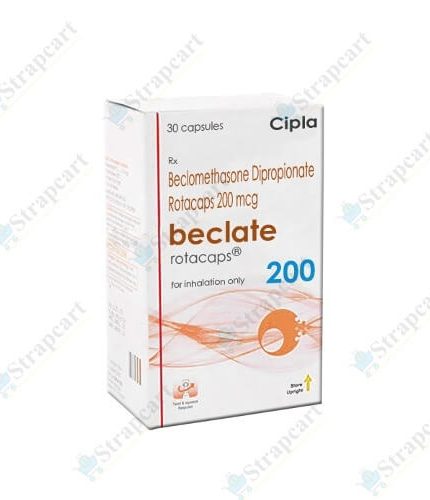 Beclate CFC Free 200 Mcg Rotacaps