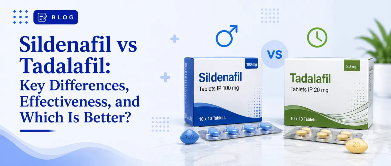 Sildenafil vs Tadalafil