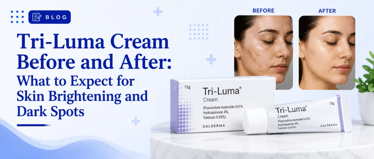 Tri-Luma Cream Before And After Results For Dark Spots Skin